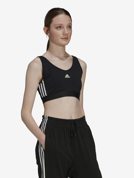 adidas Performance Μαύρο αθλητικό σουτιέν adidas Performance