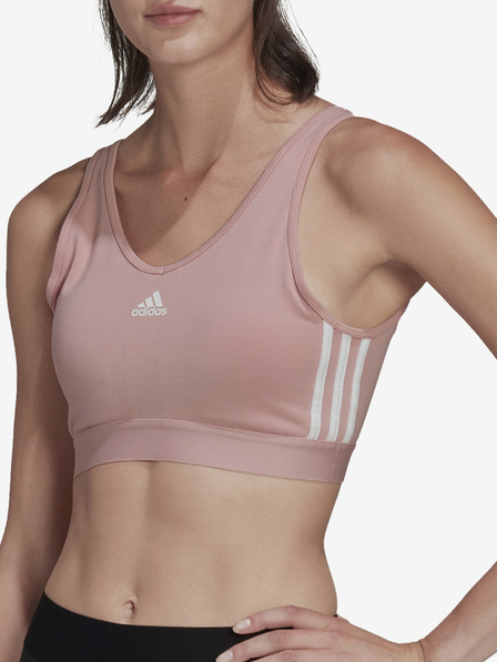 adidas Performance Ανοιχτό ροζ αθλητικό σουτιέν adidas Performance