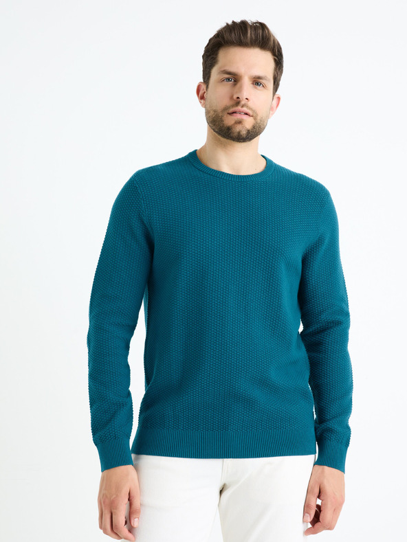 Celio Fenode Sweater Blue