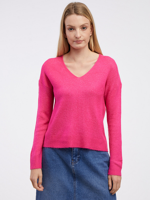 Jacqueline de Yong Elanora Sweater Pink