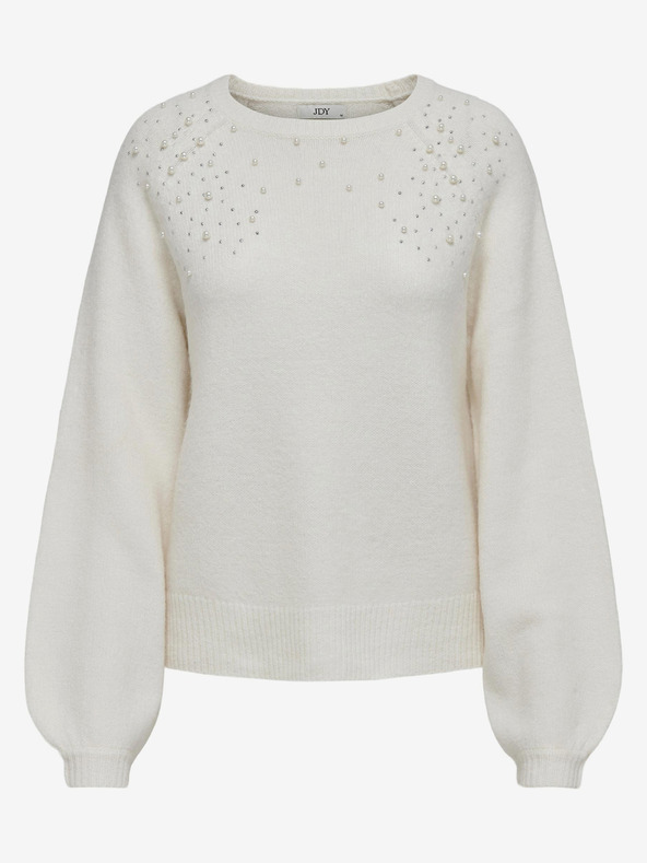 Jacqueline de Yong Pearl Sweater White