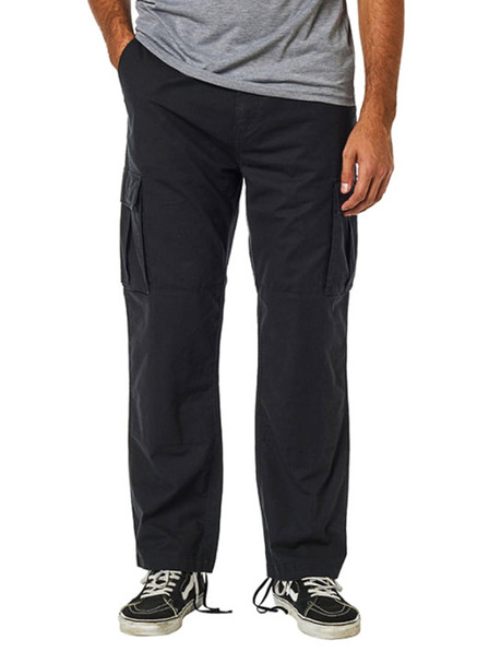 Fox Recon Stretch Cargo black plátěné kalhoty pánské - černá Trousers