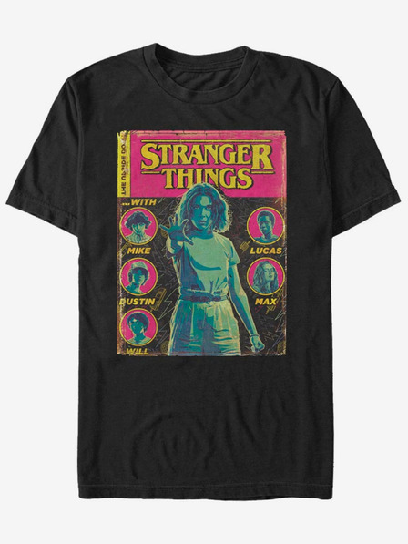 ZOOT.Fan Netflix Komiksová obálka Stranger Things T-shirt