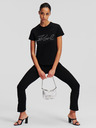 Karl Lagerfeld Rhinestone Logo T-shirt