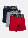 Under Armour UA Charged Cotton 6in Boxers 3 Piece