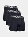 Under Armour UA Charged Cotton 6in Boxers 3 Piece