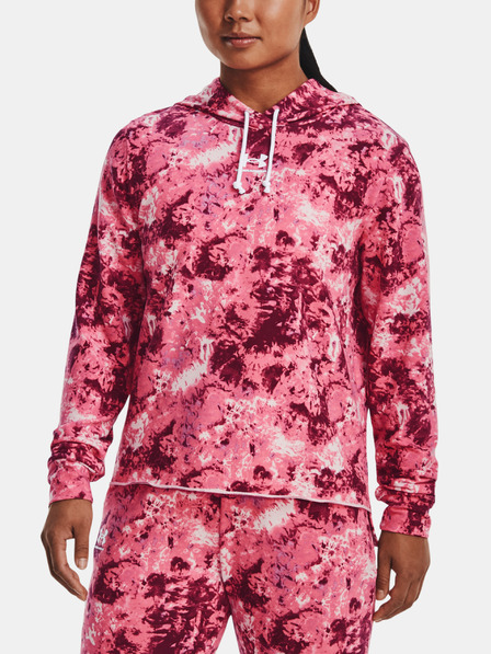 Under Armour Rival Terry Print Hoodie Sweatshirt