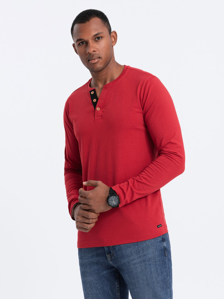 Ombre Clothing Henley T-shirt