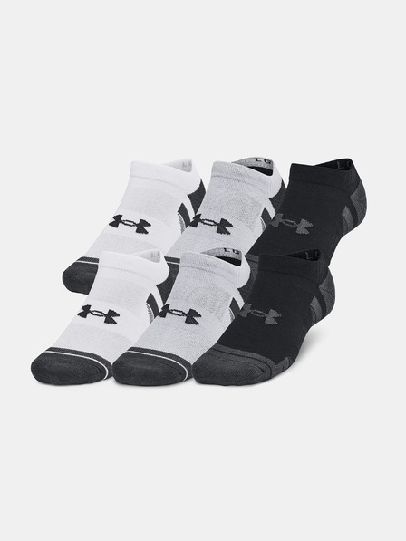 Under Armour Unisex UA Perf Tech NS Socks 6 pairs