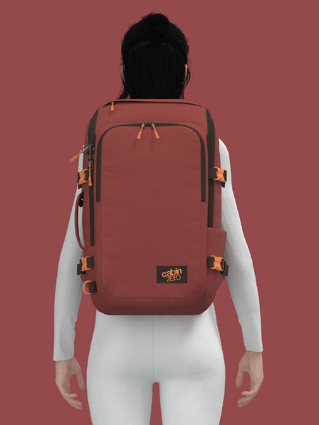 CabinZero Adv Pro 32L Sangria Red Backpack