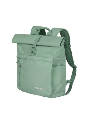 Travelite Basics Roll-up Light Green Backpack