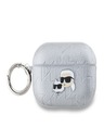 Karl Lagerfeld AirPods Pro 2 Silver Case