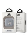 Karl Lagerfeld AirPods Pro 2 Silver Case