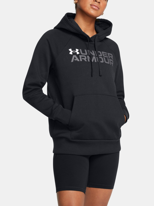 Under Armour Rival Fleece Wordmark Hoodie Sweatshirt