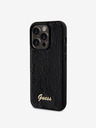 Guess Sequin Script Logo Zadní Kryt pro iPhone 14 Pro Max Black Phone case