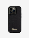 Guess Sequin Script Logo Zadní Kryt pro iPhone 14 Pro Max Black Phone case