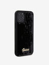 Guess Sequin Script Logo Zadní Kryt pro iPhone 12/12 Pro Black Phone case