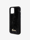 Guess Sequin Script Logo Zadní Kryt pro iPhone 12/12 Pro Black Phone case