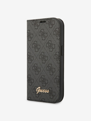 Guess PC/TPU 4G Metal Camera Outline Book iPhone 14 Pro Black Case