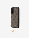 Guess 4G Charm Zadní Kryt pro Samsung Galaxy A34 5G Brown Phone case