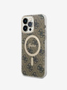 Guess IML 4G MagSafe Zadní Kryt pro iPhone 14 Pro Max Brown Phone case