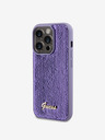 Guess Sequin Script Logo Zadní Kryt pro iPhone 15 Pro Max Purple Phone case