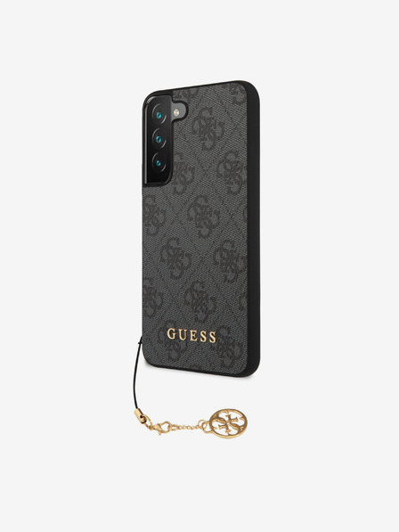 Guess 4G Charm Zadní Kryt pro Samsung Galaxy S23 Grey Phone case