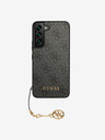 Guess 4G Charm Zadní Kryt pro Samsung Galaxy S23 Grey Phone case