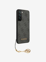 Guess 4G Charm Zadní Kryt pro Samsung Galaxy S23 Grey Phone case