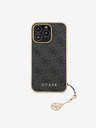 Guess 4G Charm Zadní Kryt pro iPhone 13 Pro Max Grey Phone case