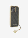 Guess 4G Charm Zadní Kryt pro iPhone 13 Pro Max Grey Phone case