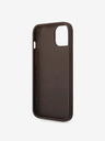 Guess PU 4G Stripe Zadní Kryt pro iPhone 14 Brown Phone case