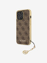 Guess 4G Charm Zadní Kryt pro iPhone 13 Pro Max Brown Phone case