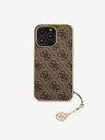 Guess 4G Charm Zadní Kryt pro iPhone 13 Pro Max Brown Phone case