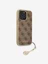 Guess 4G Charm Zadní Kryt pro iPhone 13 Pro Max Brown Phone case