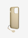 Guess 4G Charm Zadní Kryt pro iPhone 14 Pro Max Brown Phone case