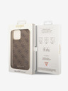 Guess 4G Charm Zadní Kryt pro iPhone 14 Pro Max Brown Phone case