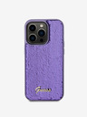 Guess Sequin Script Logo Zadní Kryt pro iPhone 14 Pro Max Purple Phone case