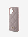 Guess PU Leather Quilted Zadní Kryt pro iPhone 16 Pink Phone case