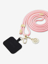 Guess Crossbody Cord 4G Charm Gold/Pink Phone case