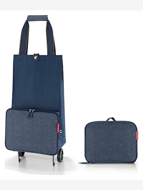 Reisenthel Foldabletrolley Herringbone Dark Blue bag