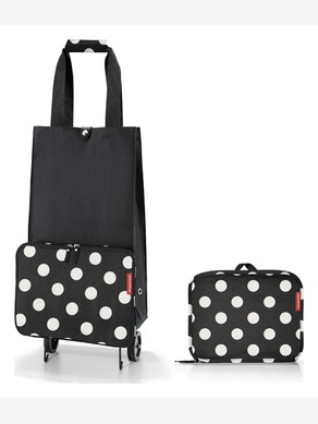 Reisenthel Foldabletrolley Dots White bag