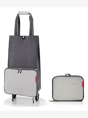 Reisenthel Foldabletrolley Herringbone Grey bag