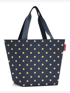 Reisenthel Shopper M Metallic Dots Blue bag