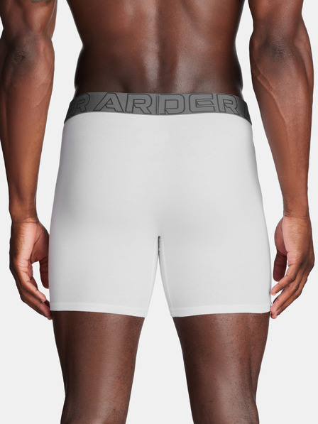 Under Armour UA Performance Cotton 6in Boxers 3 Piece