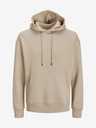 Jack & Jones Μπεζ ανδρικό Jack & Jones Star Hoodie