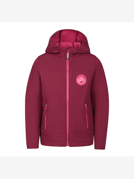 ALPINE PRO Παιδικό softshell μπουφάν με μεμβράνη ALPINE PRO OMANO ανεμώνη