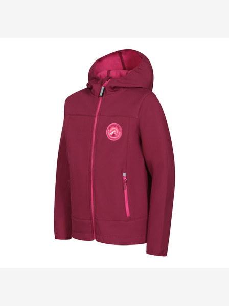 ALPINE PRO Παιδικό softshell μπουφάν με μεμβράνη ALPINE PRO OMANO ανεμώνη