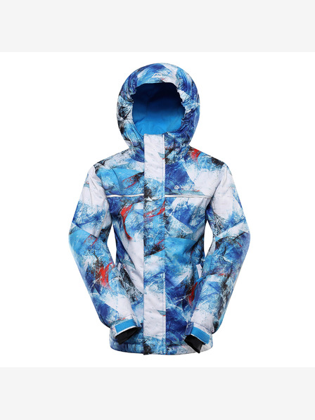 ALPINE PRO Παιδικό μπουφάν σκι με μεμβράνη ptx snow ALPINE PRO KIWERO μπλε παραλλαγή aster pb