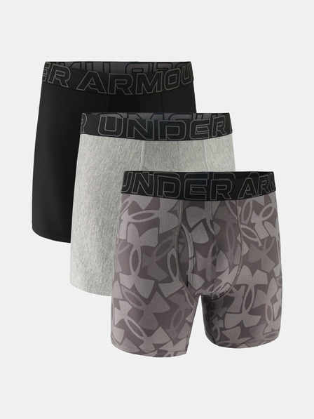 Under Armour M UA Perf Tech Nov 6in Boxers 3 Piece